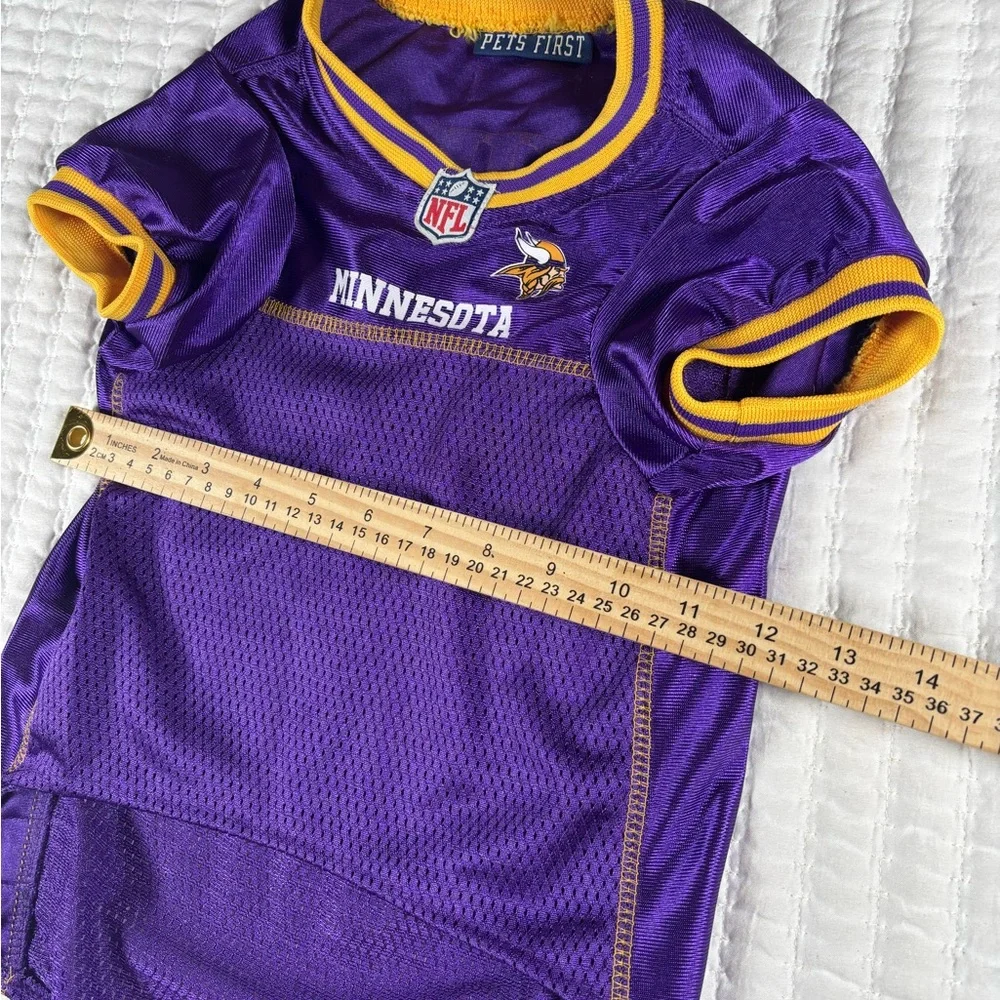 NFL Minnesota Vikings Pet‎ Jersey Size Large Purple Dogs Pets First #00